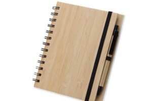 Caderno de Papelão com Caneta