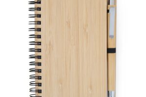 Caderno de Bambu com Caneta