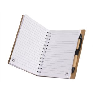 Caderno Ecológico com Caneta