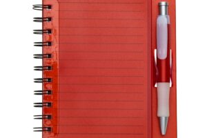 Caderno Plástico com Caneta