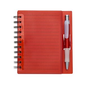 Caderno Plástico com Caneta