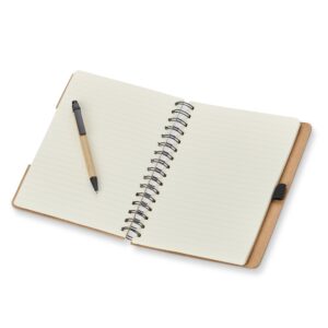 Caderno com Autoadesivos e Caneta