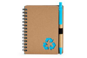 Caderno Ecológico com Caneta
