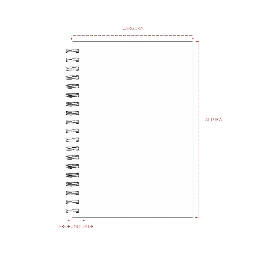 Caderno Holográfico Com Pauta